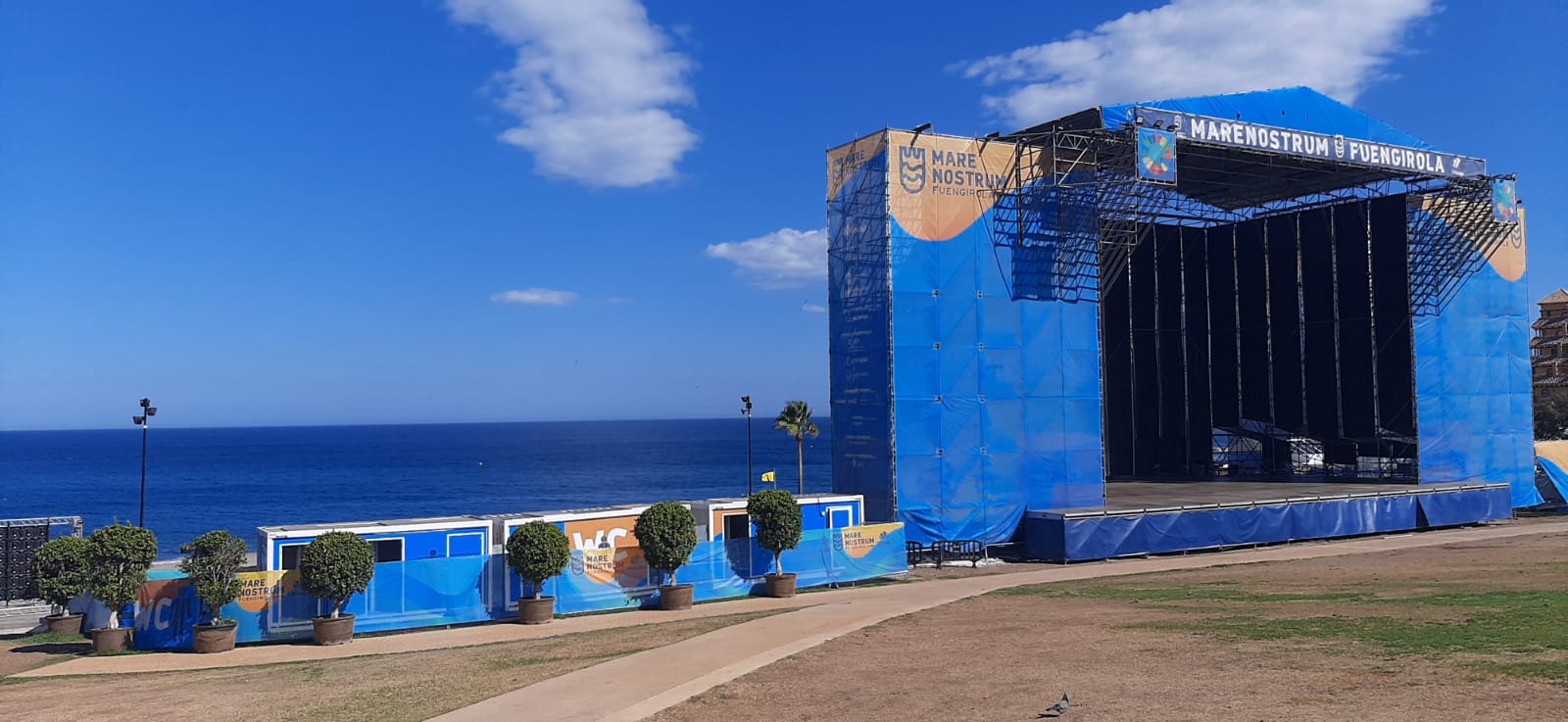 Módulos prefabricados de Europa Prefabri, utilizados como taquillas